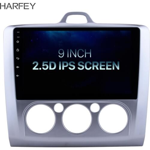 Harfey car multimedia player 9" for 2004-2011 Ford Focus 2 Auto Android 8.1 Radio GPS Navigation 3G WIFI OBD2 RDS Bluetooth SWC