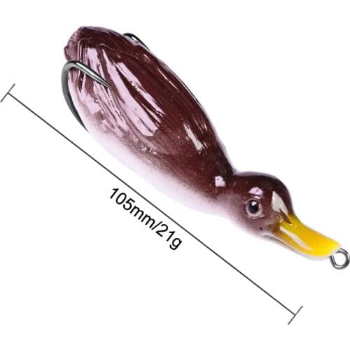 1PCS Soft Duck Pesca Pike Fishing Lure Isca Artificial Bait Hooks 19g 105mm Wobbler Fishing Tackle