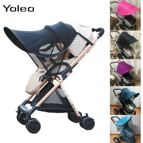Baby Stroller Sun Visor Carriage Sun Shade Canopy Cover for Baby Prams Stroller Buggy Pushchair Cap Hood stroller accessories