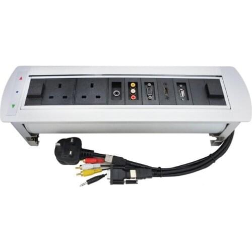 Multifunction Intelligent Touch Automatic Power Strip Electric Flipping Socket Rotation 180 degree Outlet Customization Accept