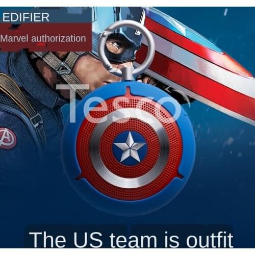 Mobile phone subwoofer mini speaker portable wireless bluetooth small speaker Captain America Marvel peripheral card music