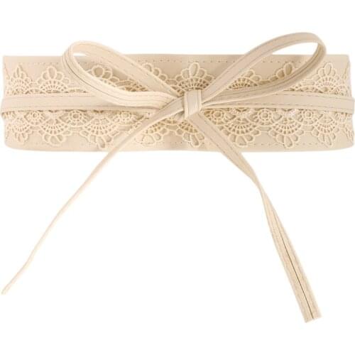 Women For Dress Wide Wasitband Ladies Firmly Tie Corset Belt Canvas Easy Matching Belt Lace Waist Belt