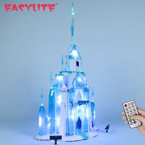 LED Light Up Kit For 43197 The Ice Castle Collectible Building Blocks DIY Toys Lighting Set Not Include Building Model
