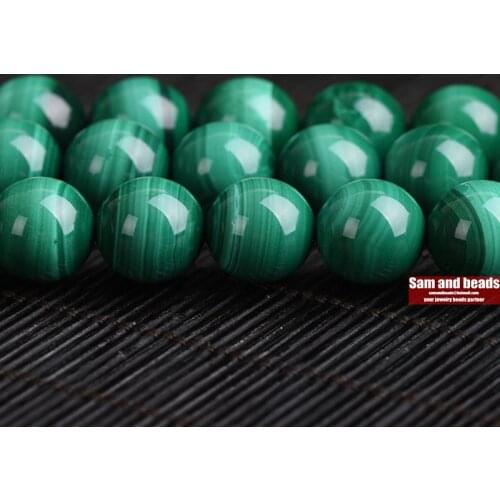 Natural Stone Green Malachite Beads 4 6 8 10mm Pick Size Semi-precious stones Accessories For Jewelry Making