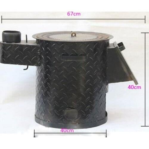 2019 Newest Outdoor Camping Wood Stove Multi-functional One-piece barbecue camping stove