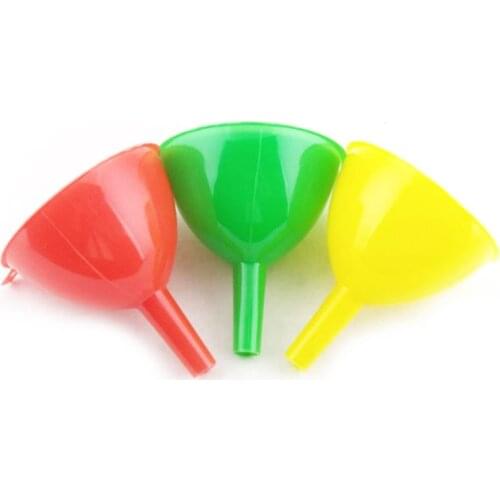 New Hot Sale 3Pcs Kitchen Lab Oil Fuel Water Refilling Plastic Filter Funnel 2" 3" 4" Diam #53387