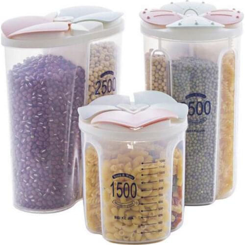 1 Pcs Kitchen Grain Storage Tank Transparent Cover Plastic Sealed Tank Food Moisture Storage Tank Household Storage Tank