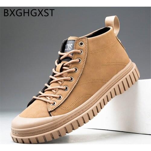 Luxury Men Shoes Leather Fashion Hip Hop Shoes Men Ankle Boots Italian Casual Shoes Men 2020 Designer Zapatos De Hombre Ayakkabi