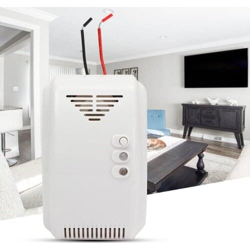 New 12V liquefied petroleum gas propane combustible gas alarm detector sensor gas detection LED flashing alarm sound alarm U