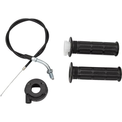 7/8" 22mm Motorcycle Twist Throttle Handle Bar Grip With Cable For 50cc 110cc 125cc 150cc 250cc ATV Dirt Quad Pit Bike