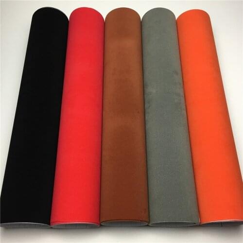 Suede Film Velvet Fabric Vinyl Car Wraps Film Bubble Free For Vehicle Decal Console Computer Cover