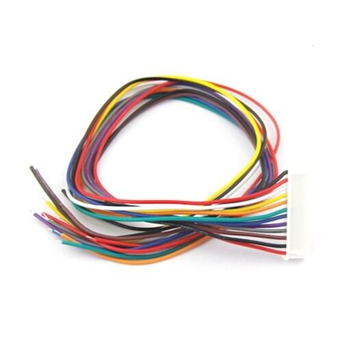 100Pcs 30cm 11P 12P Single XH2.54 Header AWG26 Colorful Wire Cable