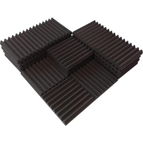 24PCS Soundproof Foam Sponge Board For Studio Ktv Sound-absorbing Acoustic Wall Panels Anti-noise Sealing Foam Panel Decoration