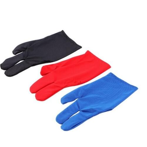 300 pcs Durable 3 Fingers Glove for Billiard Pool Snooker Cue Shooter