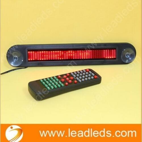 4pcs 12Volt 7*40 Red Led Car Sign led display moving message window display