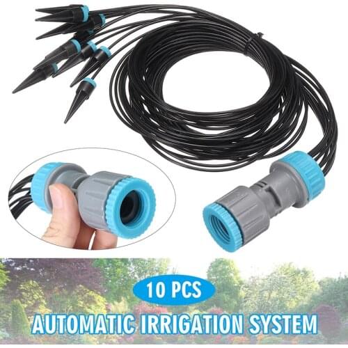 Automatic Irrigation System Garden Balcony Plants Dripping Set Plastic Flower Plant Watering Device With 10 Heads