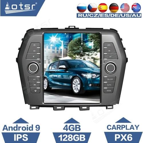 128GB Tesla Screen Android Car Radio For Nissan Maxima A36 2015 - 2020 Multimedia Player GPS Navigation CarPlay AutoRadio PX6