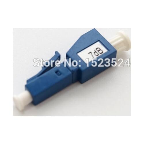 Free Shipping 5pcs/lot 7dB LC Female to Male Fiber Optic Attenuator LC Female Male Fiber Optic Attenuator