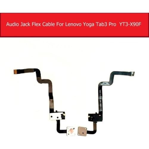 Power & Headphone Audio Jack Flex Cable For Lenovo YOGA Tab 3 Tab3 Pro X5-Z8500 YT3-X90F Earphone Port Flex Cable Replacement