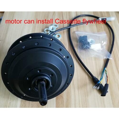 Change Speed Motor/Varation Speed Motor Rear Driven Disc Brake For MTB Electric Bike With Cassette Flywheel 24v36v48v 250w350w