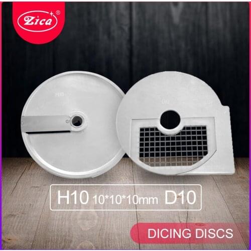 ZICA ZLC-300 Commercial Fruit Vegetable Slicer Cutter KNIVES Vegetable Cutter blade Vegetable machine part Dicing Discs D10+H10