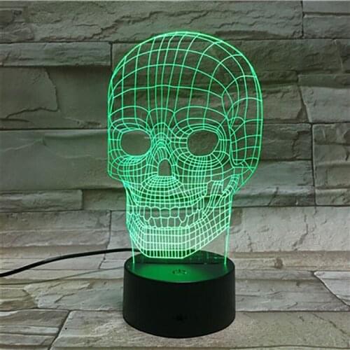 Color Changing 3D Illusion Night Light LED Atmosphere Lamp Nightlight APP Control Home Party Decor Halloween Holiday Kids Gift
