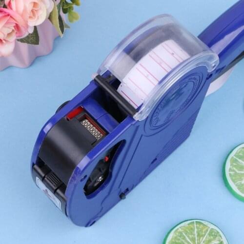 CPDD MX-5500 EOS 8 Digits Price Tag Gun Labeler Labeller Label Paper + 2 Ink Roller