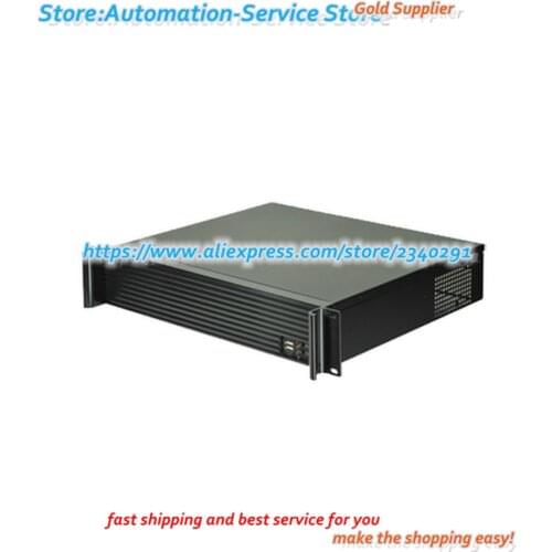380MM2U Aluminum Alloy Panel Can Rear Window Industrial Control Cabinet Server Change Case 1U Power Supply Board 12*13