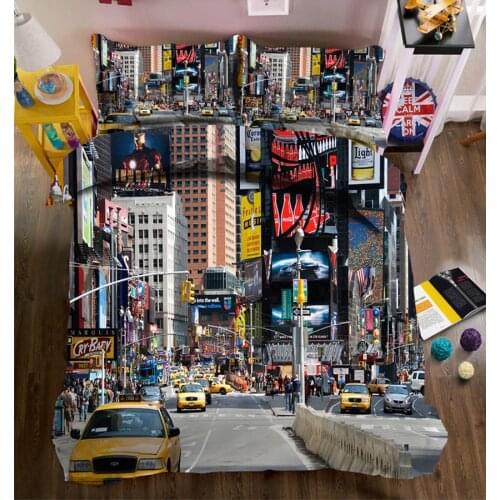 Luxury Urban Architecture 3D bedding set Queen Twin Full 3d printed bedsheet sheet style Duvet bed cover bed bedspreads