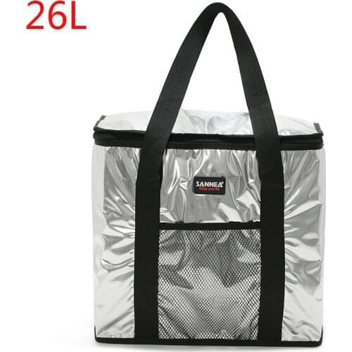 Bao wen dai Outdoor Picnic Hand-Held Their Lunch Bags Aluminum Cold Storage Insulation song can bao