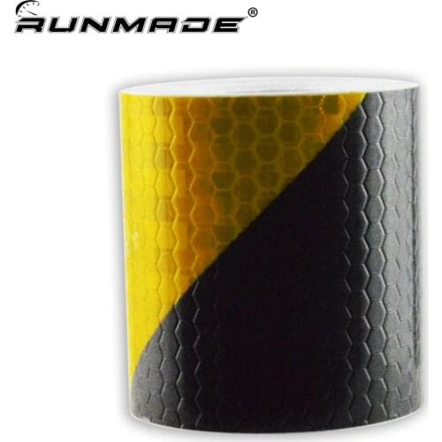 Runmade 5cmx3m For Bikes Cars Motorcycles Ships Reflective Tape Film Stickers Safety Warning Conspicuity adhesive Strips
