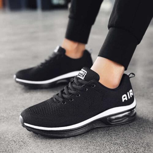Air Cushion Sports Shoes For Mens Breathable Mesh Gym Shoes Light Non-slip Running Shoes Walking Jogging Sneakers Athletic Shoes