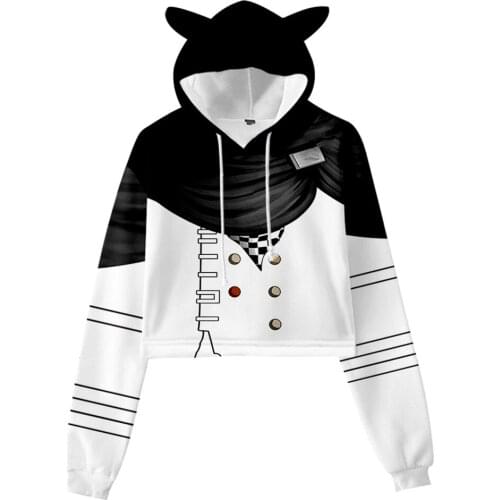 Danganronpa Kokichi Oma Cosplay Hoodie 3D Printed Sweatshirt Kids Children Casual Streetwear Pullover
