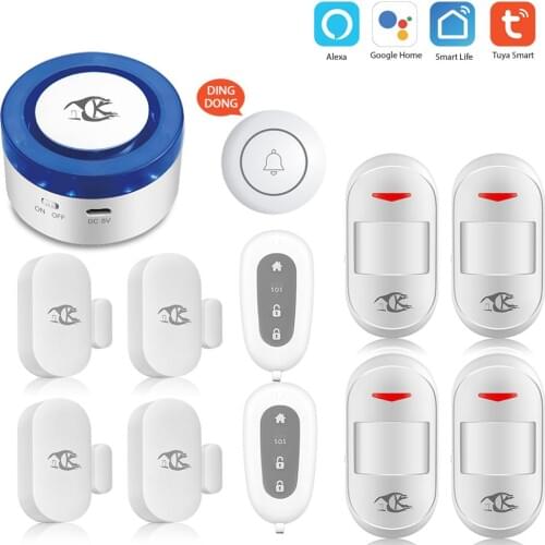 Tuya alarm security system Smart home Wifi Sensor Gas Leak Detector Alarm Tuya Life App