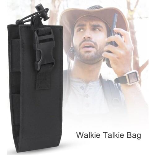 Outdoor Portable Military Tactical Molle Radio Pouch Military Walkie Talkie Bag Pocket Waist Bag Outdoor Tactics Equipment
