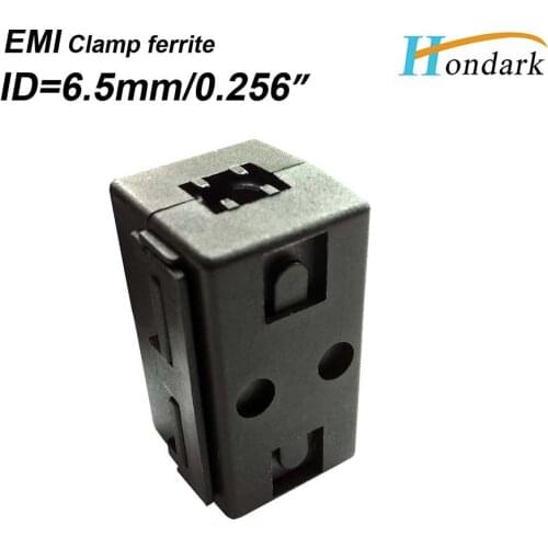 Inner 6.5mm 0.26'strong Noise cancel ferrite ring ferrite clamps cable wires filter ferrite core chokes ferrite bead,200pcs/lot