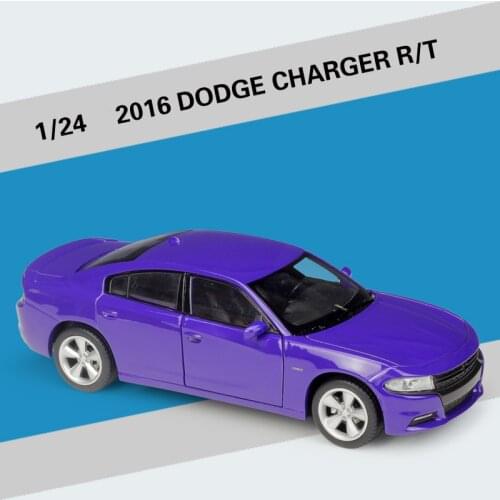 1:24 Dodge CHARGER R/T 2016 Muscle Car Alloy Car Model Diecast Toy Vehicle High Simitation Cars Toys For Children Gifts