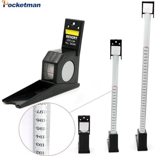 2m Home Adult Children Roll Ruler Wall Mounted Growth Stature Meter Height Measure Measuring Measurement Tape