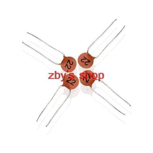 30pcsLow Voltage DIP Ceramic Disc Capacitor 22pF