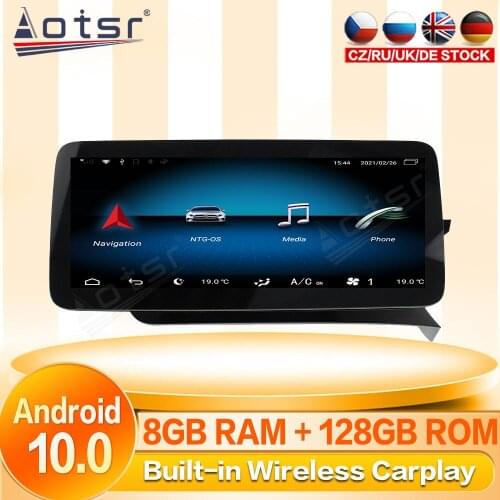 Android Tape Radio Recorder Car For MERCEDES BENZ C W204 C180 C200 C260 C63 AMG 11-14 GPS Navi Player Stereo Autoradio Head unit