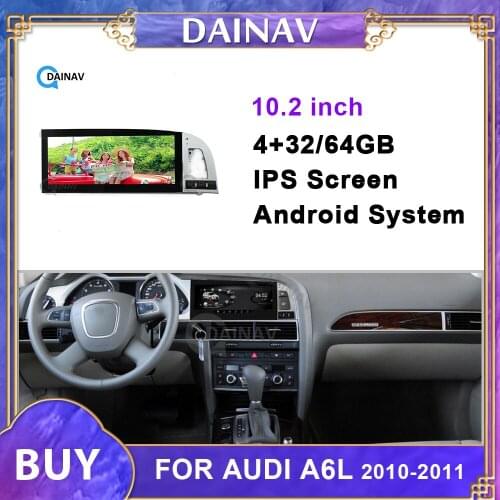 2 Din Stereo Receiver Car GPS Navigation Multimedia DVD player FOR-AUDI A6L 2010-2011 Car Audio Radio Stereo