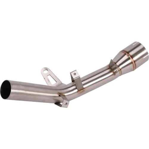 Slip On Motorcycle Exhaust Delete Cat Mid Link Pipe Stainless Steel Exhaust System For Kawasaki Z900RS 2018-2020