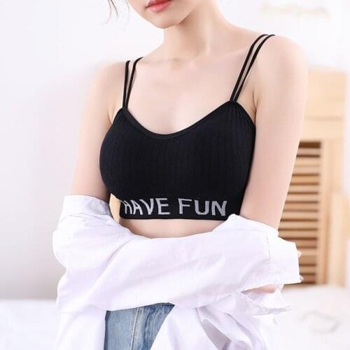 Womens backless bra gathered sports underwear sexy anti-failure tube top no steel ring bra shockproof running underwear