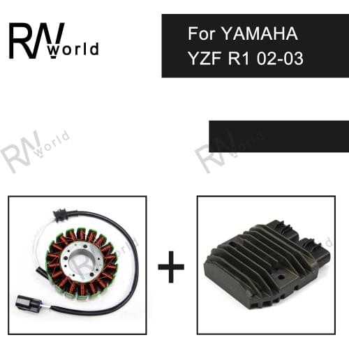Brand New Motorcycle Generator Parts Stator Coil+Comp Voltage Regulator Rectifie For YAMAHA YZF1000 YZFR1 YZF 1000 R1 2002 2003