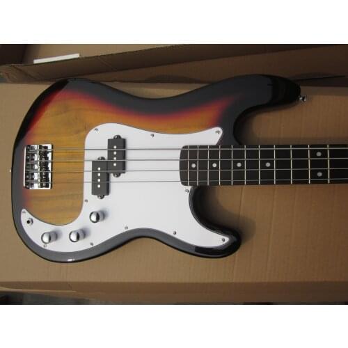 Free delivery / Maple fingerboard blue LED light high end bass / China Electric Bass