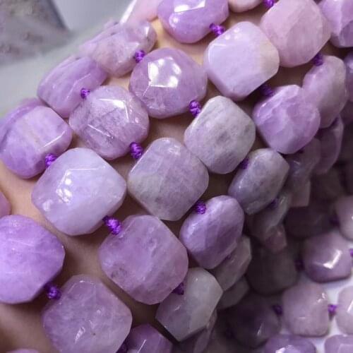 ICNWAY 15inch Amethyst Kunzite Obsidian Agate Lapis Lazuli Citrine 15x15mm Hexagon Flake Gemstone Beads for Jewelry Making