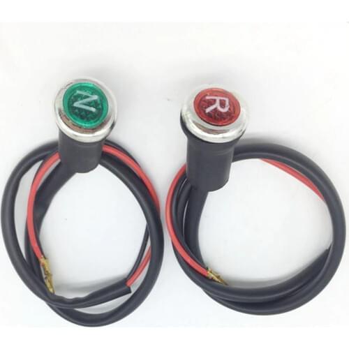 2 Pcs ATV Reverse & Neutral Light Indicator For 90/110/125/150/200/250/300cc ATV Quad Sunl/Taotao/Eagle/Loncin DC 12V