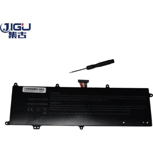 JIGU C21-X202 Laptop Battery For ASUS S200LI236 For VivoBook X202E-CT006H S200 X201 X201E S200L3217E S200E X201E ARM X202E-3E