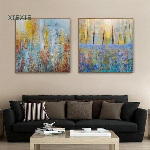 Colorful Flowers Canvas Painting Print Poster Vintage Oil Painting Style Wall Art for Living Room Bedroom Home Decoration