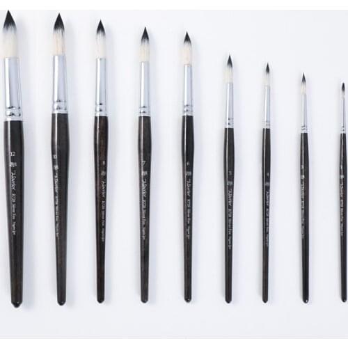 AOWEN R728 Watercolor Brushes Drawing Supplies Brush Set Profession Art Tools Artistic Brushes Acrylic Paint Sets for Painting